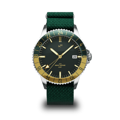 1970 Haagen GMT Automatic, Steel / Green  - Swiss Made