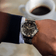 1982 GMT World Traveler by AV86 GMT quartz watch with sapphire crystal, stainless steel case and bracelet in refined setting