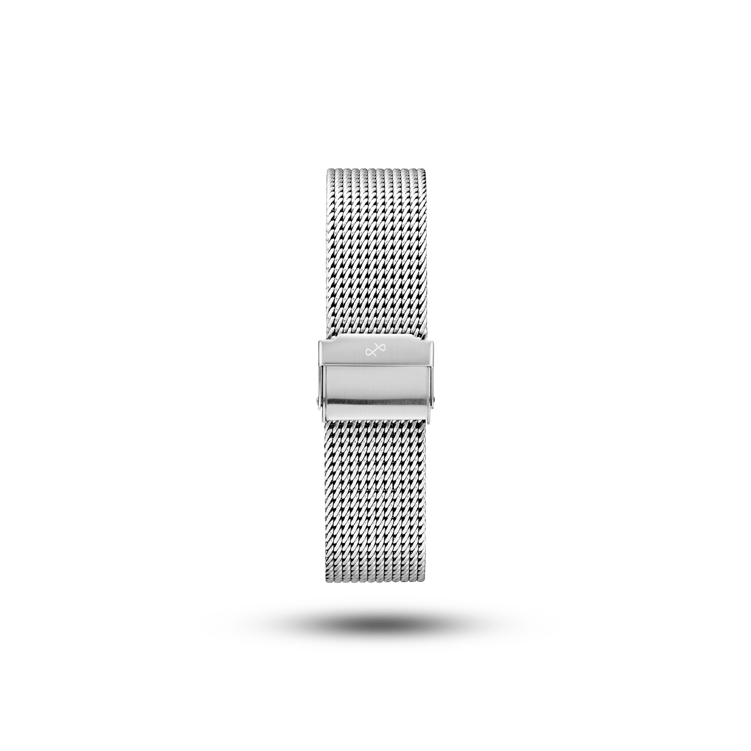 Heavy Mesh Band by AV86 stainless steel two-piece strap with signature bow logo buckle and quick-release system