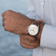 1971 Automatic by AV86 luxury timepiece with minimalist dial, sapphire crystal, automatic movement, and brown leather strap