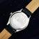 1968 Sixtyeight by AV86 with engraved case back, sapphire crystal, stainless steel case, and black leather strap