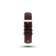 Leather - Brown Croco strap by AV86 crafted from high-quality leather with signature engraved back and rose gold plated buckle