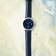 1971 Automatic, Night Blue - Swiss Made by AV86 luxury automatic watch with sapphire crystal and leather strap