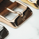 Leather - Black by AV86 high-quality two-piece leather strap with engraved branding and rose gold plated pin buckle detail