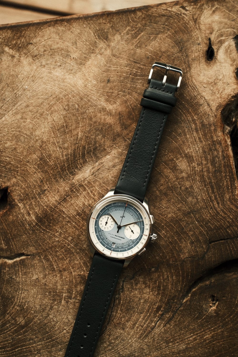1934 Multichron, Steel / Sky Blue